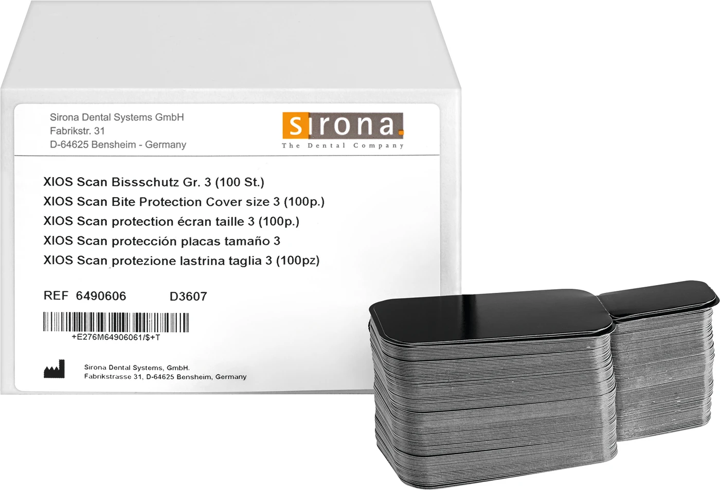 XIOS Scan Bissschutz Packung 100 Stück, Gr.3