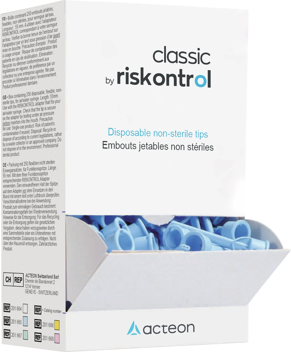 RISKONTROL® Packung 250 Stück blau RISKONTROL® Packung 250 Stück blau