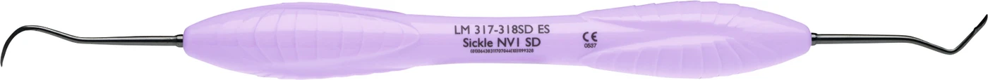 LM Sharp Diamond™ Sichel Scaler Stück lila, LM-ErgoSense® Griff LM Sharp Diamond™ Sichel Scaler Stück lila, LM-ErgoSense® Griff