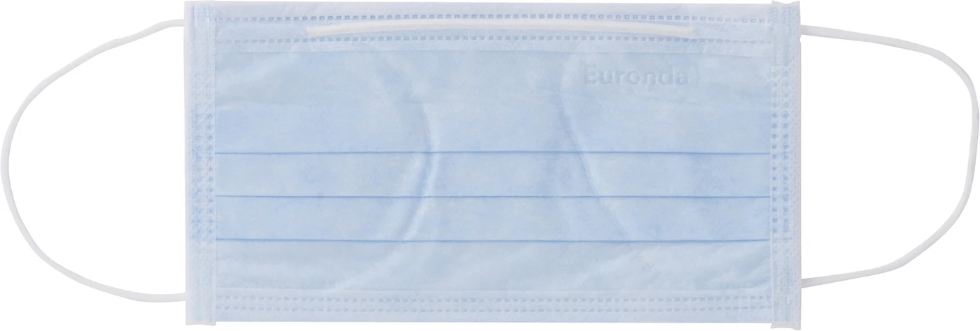 Monoart® Mundschutz Protection 3 Box 50 Stück mit Gummizug, blau Monoart® Mundschutz Protection 3 Box 50 Stück mit Gummizug, blau