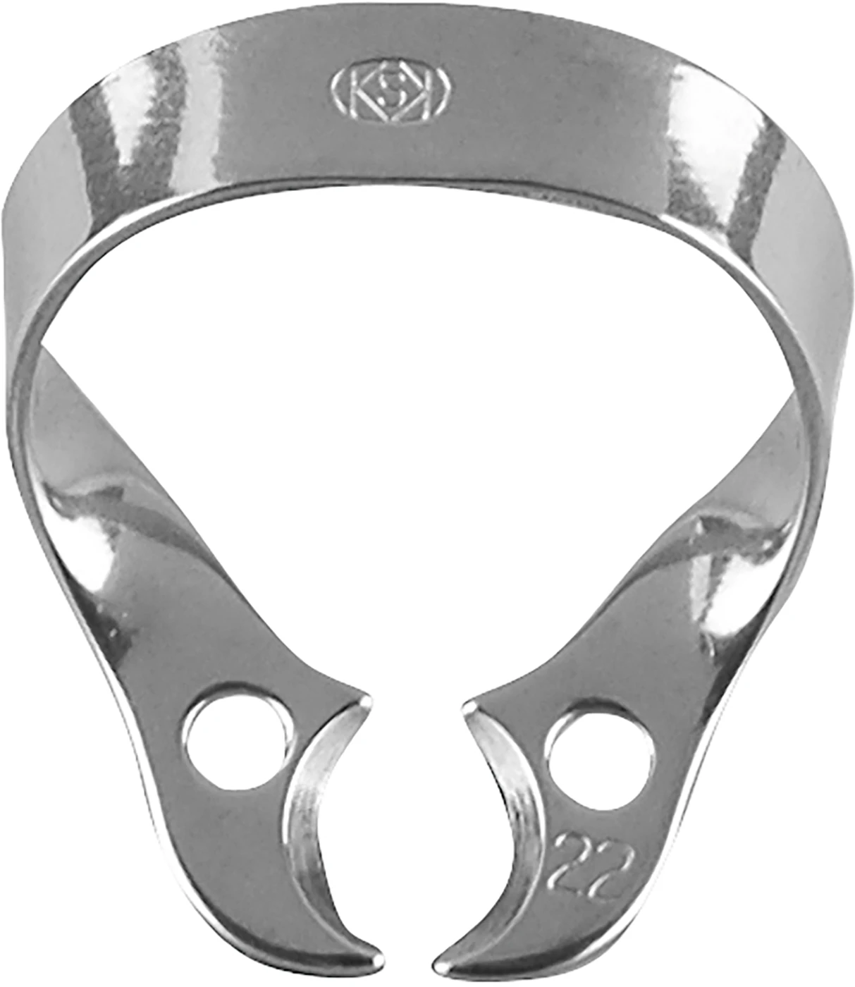 Fit-Kofferdam® Prämolarenklammern flügellos Stück Nr. 22