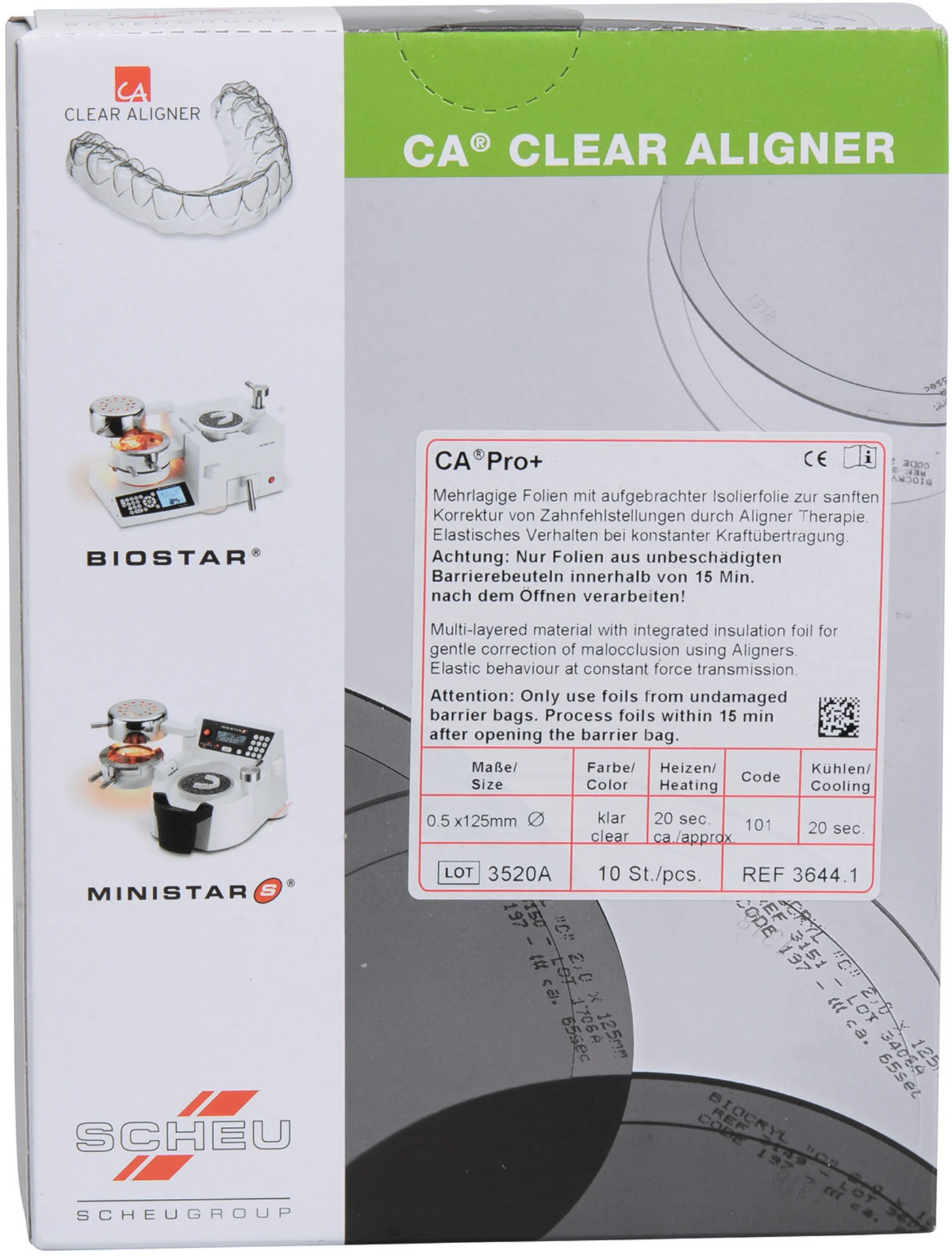 CA® Pro+ Packung 10 Stück 0,5 x 125 mm