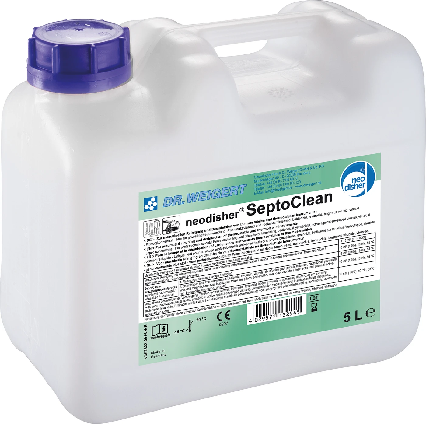 neodisher® SeptoClean Kanister 5 Liter