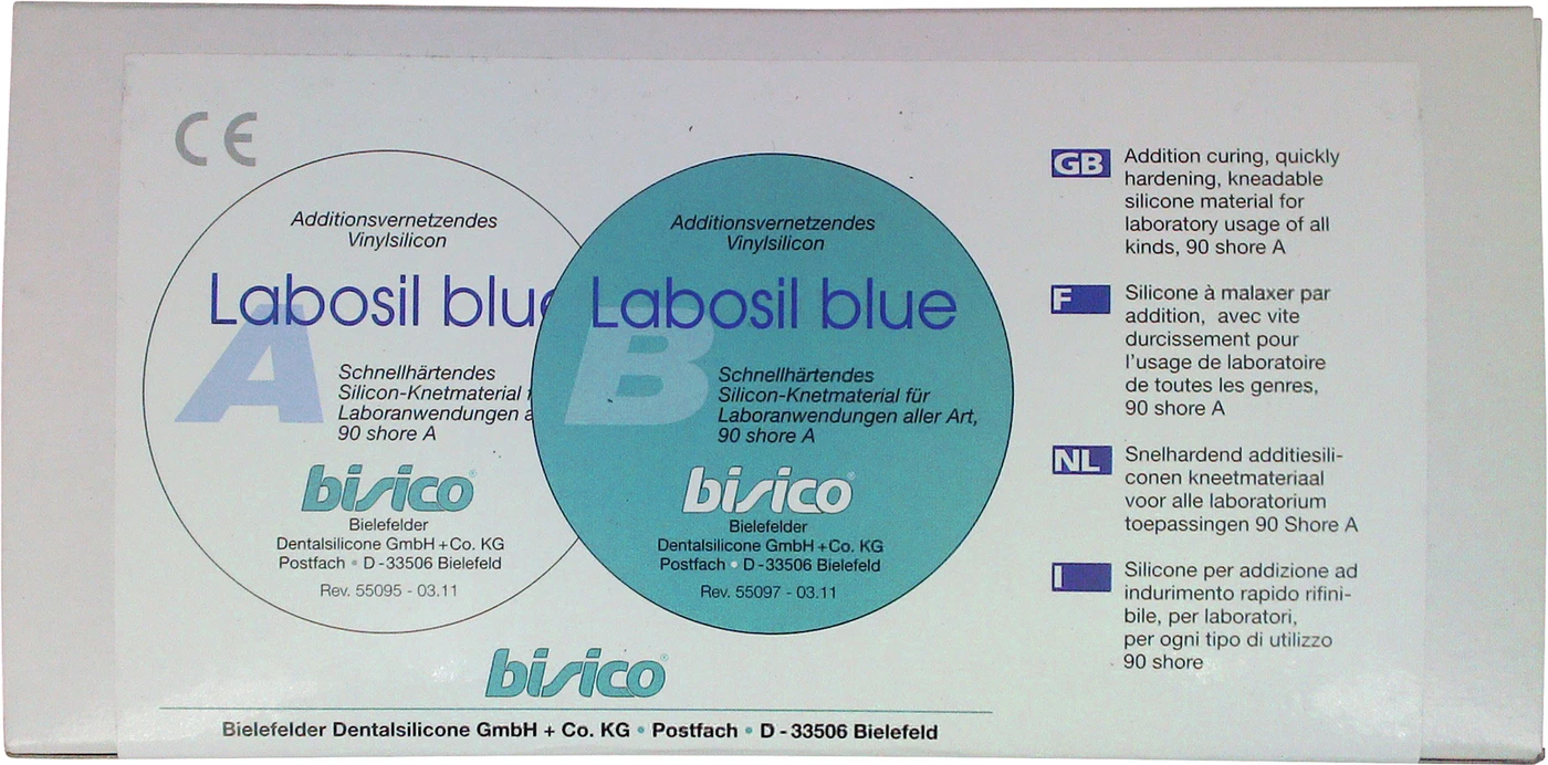 Labosil blue Packung 330 ml Dose A, 330 ml Dose B, putty