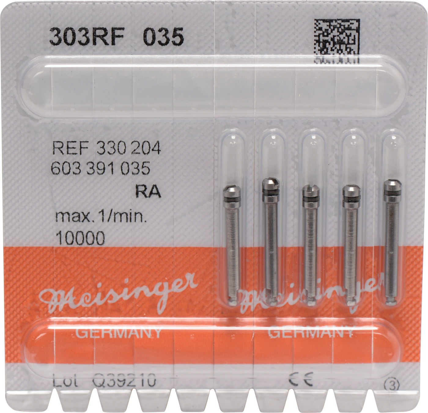 Mandrelle 303RF Packung 5 Stück RA, ISO 035