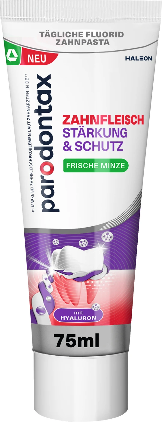 parodontax Zahnfleisch Stärkung und Schutz Zahnpasta Tube 75 ml Minzgeschmack