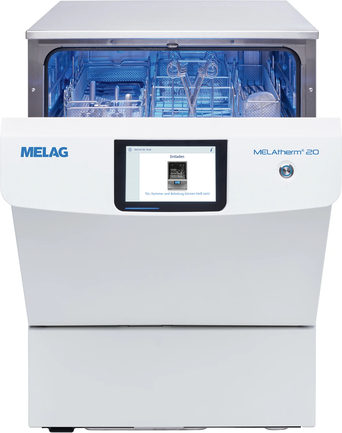 MELAtherm 20 passiveDRY Stück Thermodesinfektor ohne Trocknung (400V/50Hz) inklusive MEtherm Starter-Set C