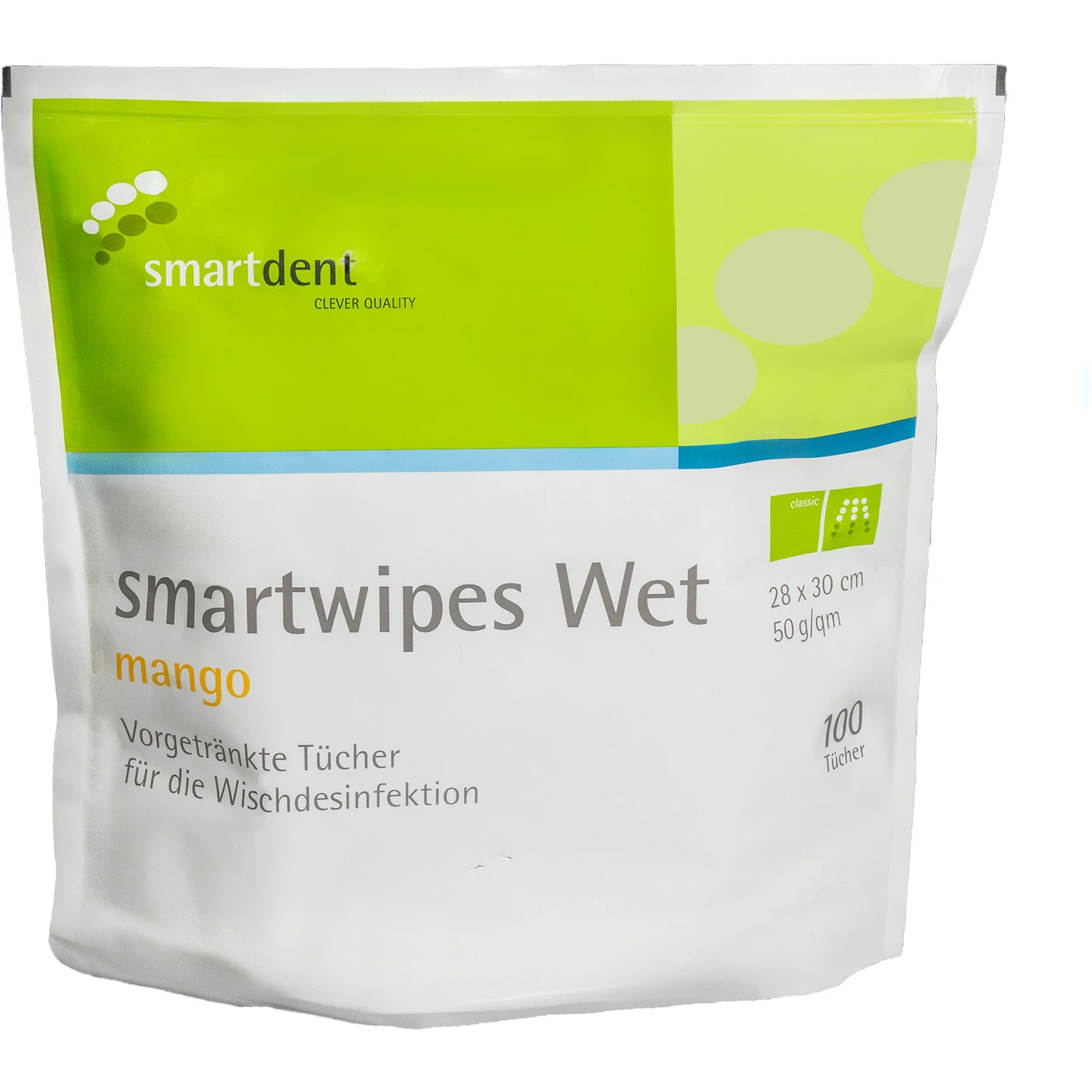 smartwipes Wet Beutel 100 Stück mango, 28 x 30 cm