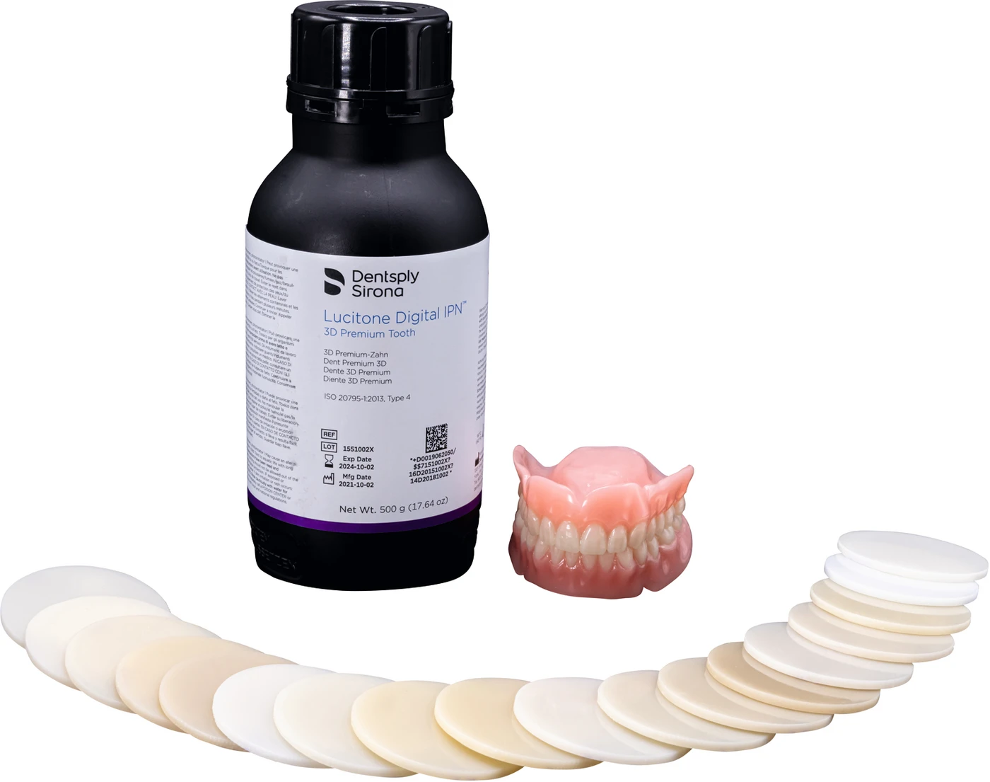Lucitone Digital IPN™ Flasche 500 ml Premium Tooth Shade A3 Lucitone Digital IPN™ Flasche 500 ml Premium Tooth Shade A3
