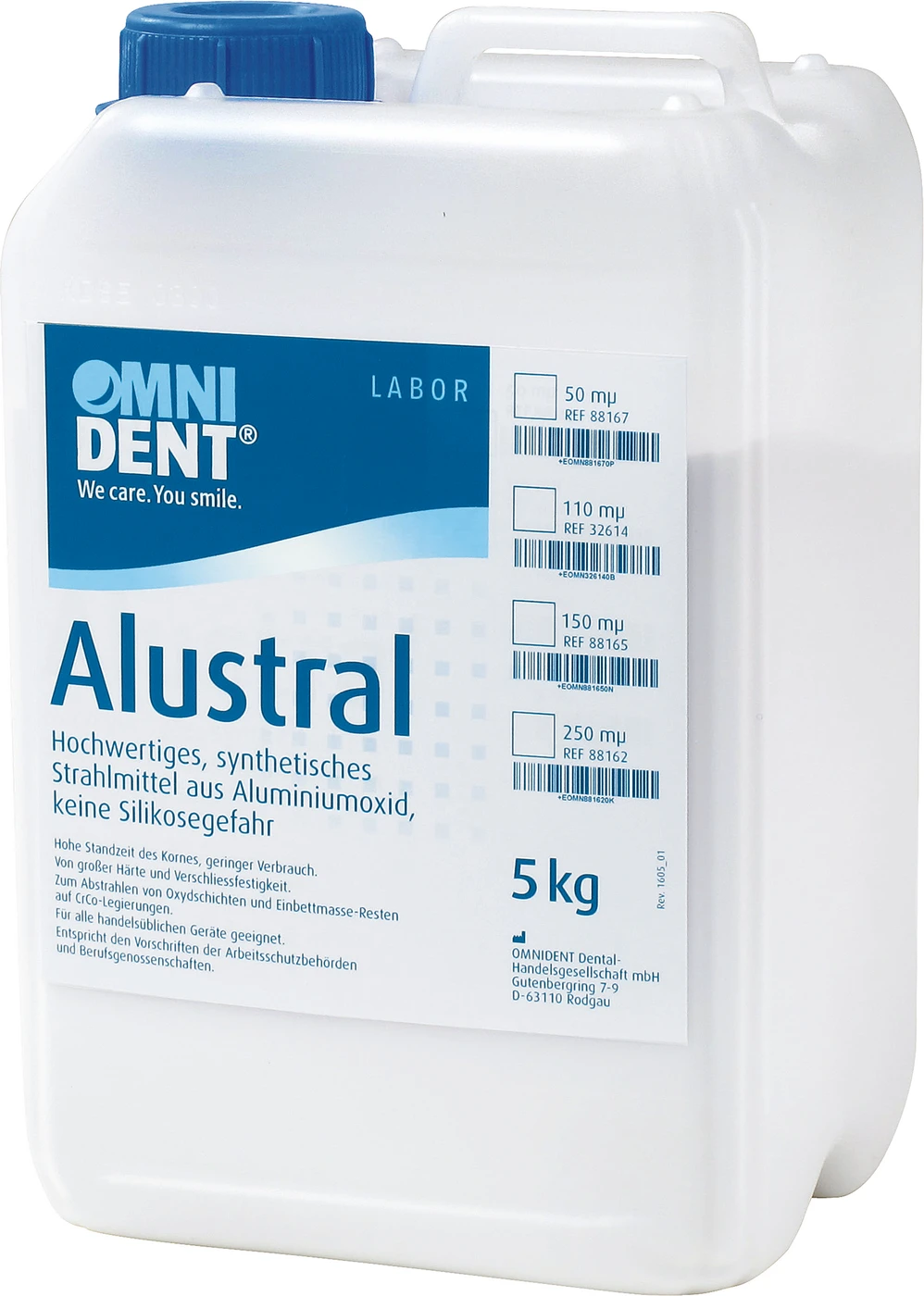 Alustral Karton 25 kg Beutel 50 µm