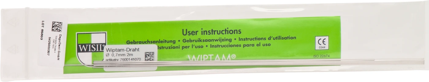 Wiptam-Draht Packung 2 m, rund, Stärke 0,7 mm