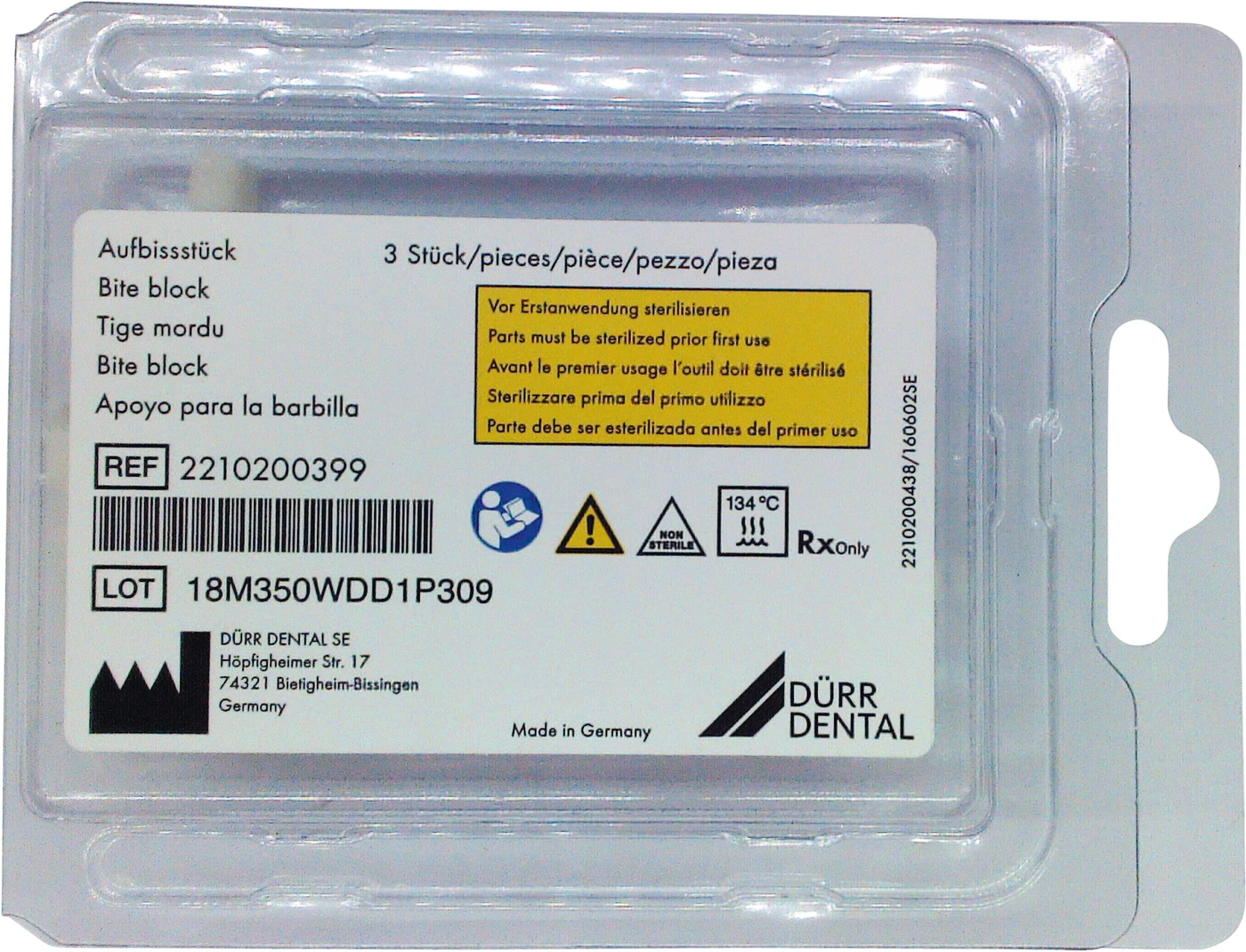 Aufbiss-Stück Packung 3 Stück