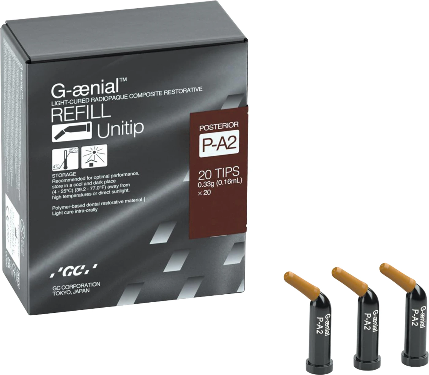 GC G-ænial® Packung 20 x 0,33 g Unitip Posterior P-A2