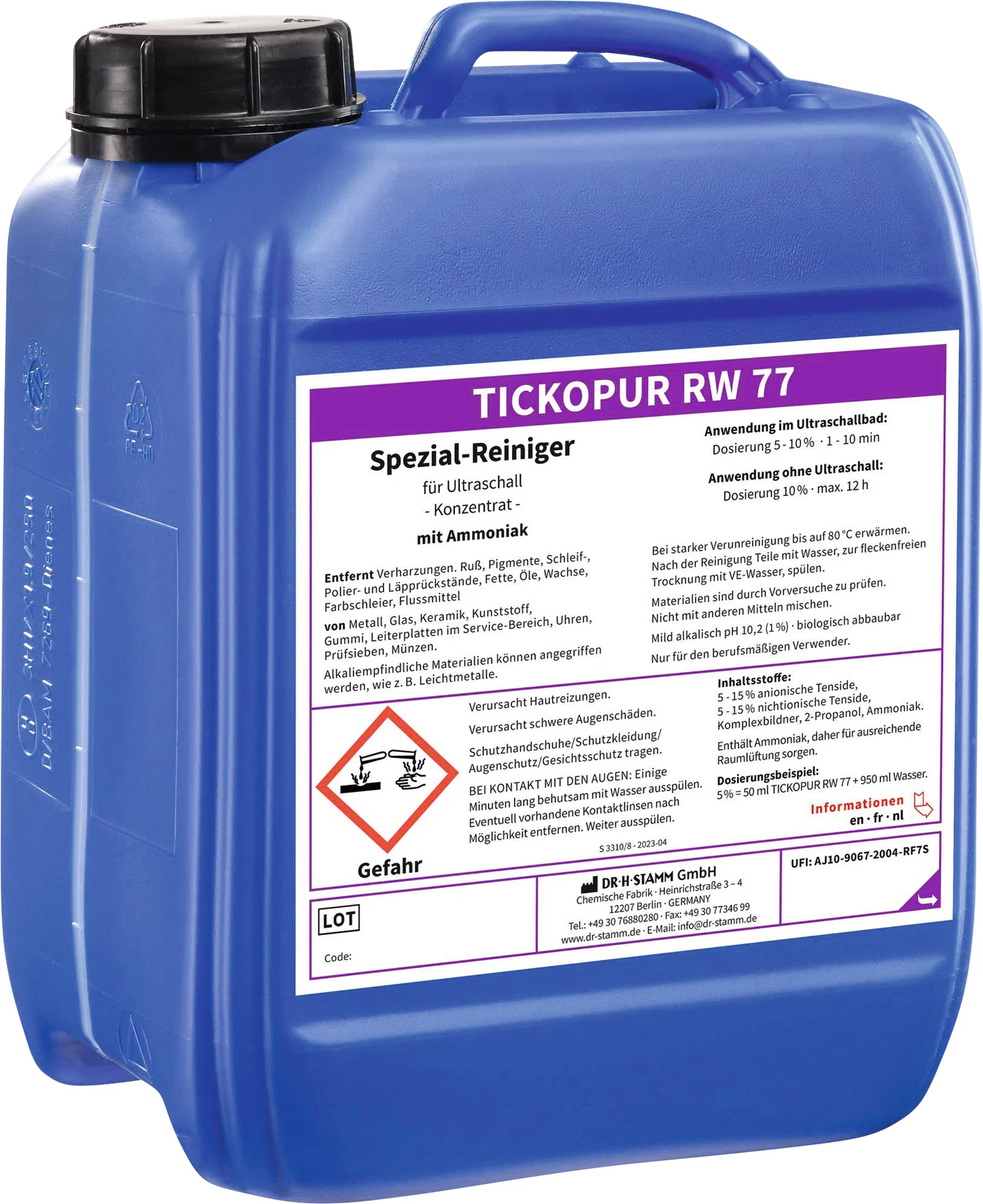 TICKOPUR RW 77 Kanister 5 Liter