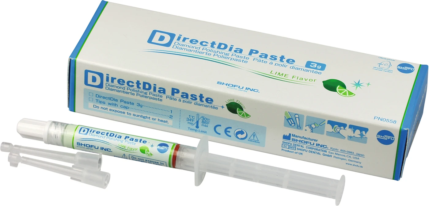 DirectDia Paste Packung 3 g Spritze, 2 Dosierungsspitzen mit Kappe