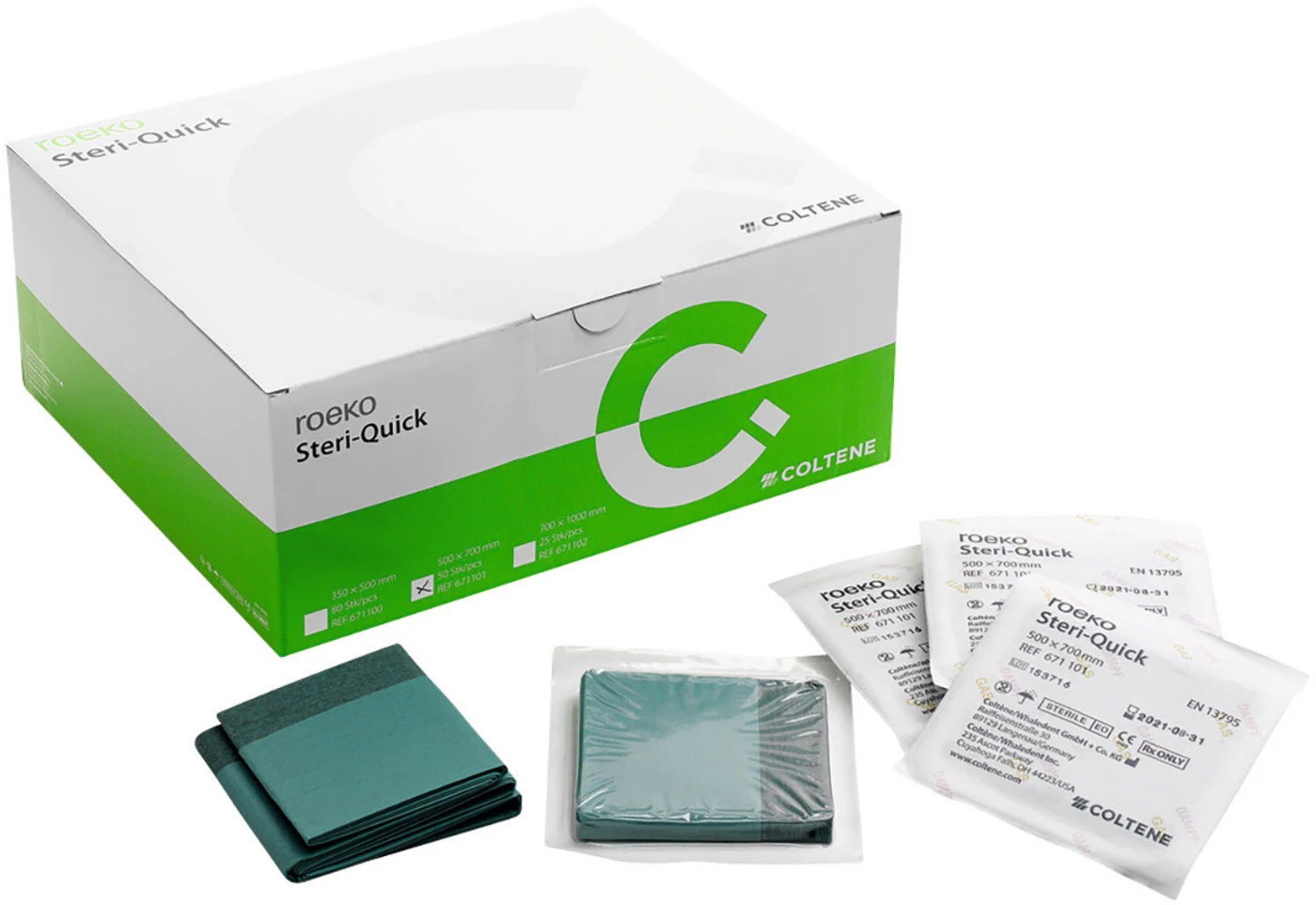 roeko Steri-Quick Packung 50 Stück 50 x 70 cm