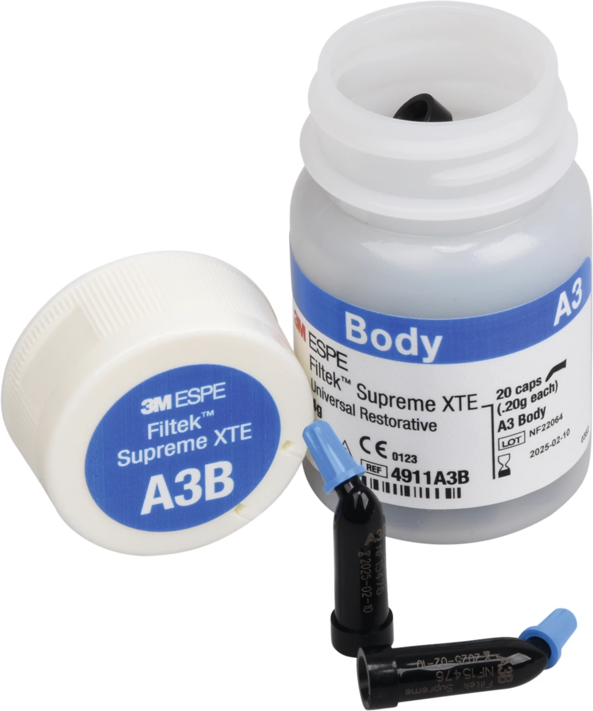 Filtek™ Supreme XTE Universal Packung 20 x 0,2 g Kapsel body A3