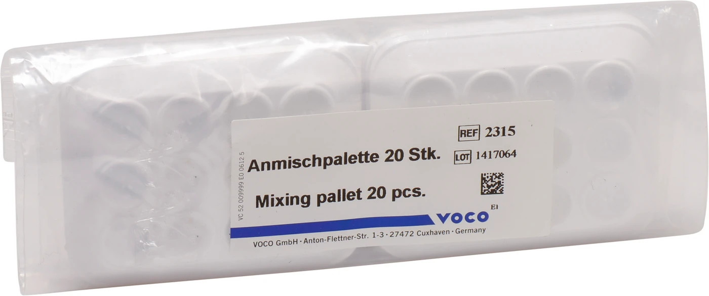 Anmischpaletten Packung 20 Paletten