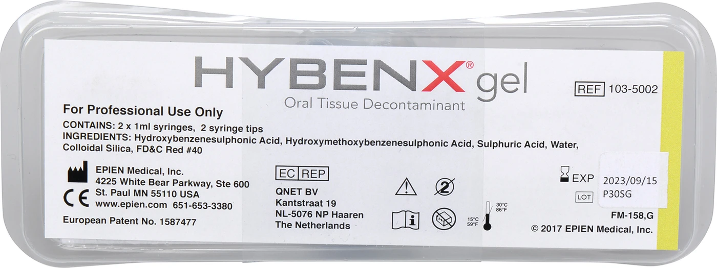HybenX Packung 2 x 1 ml Spritze Gel