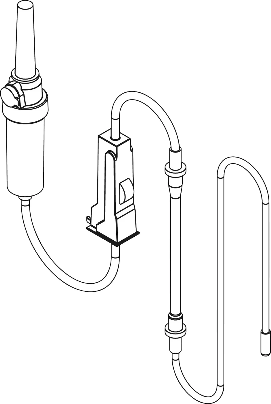 Einweg-Sprayschlauchset Packung 6 Stück 3,8 m für Motor mit 3,5 m Kabel
