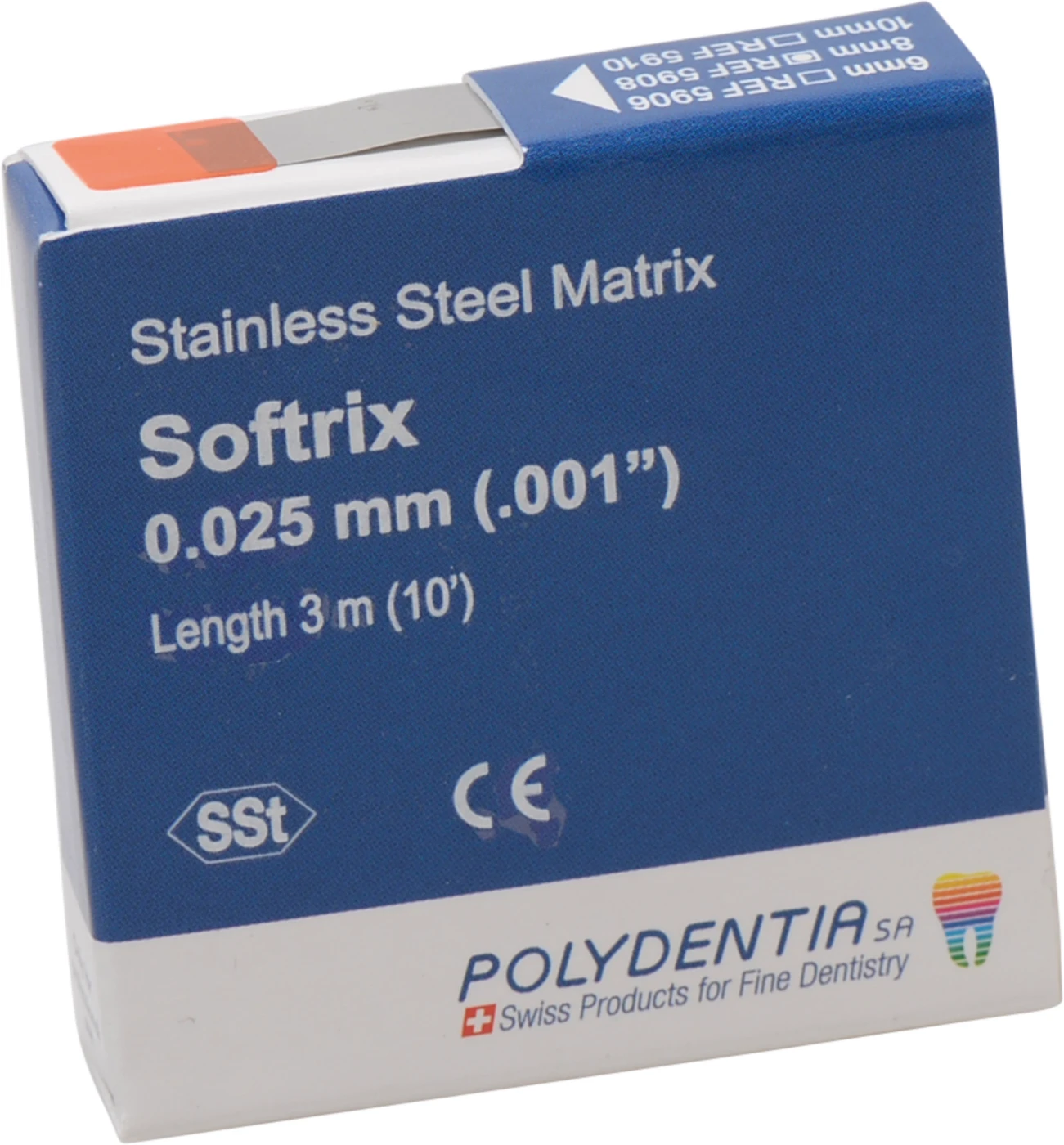 Softrix Matrizenband Packung 3 m Band Breite 8 mm