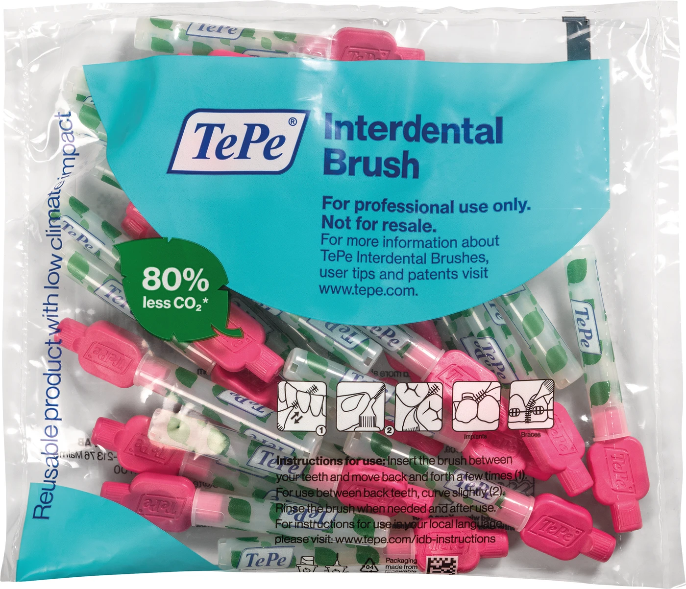 TePe® Interdentalbürsten Original Packung 25 Stück pink, Ø 0,4 mm TePe® Interdentalbürsten Original Packung 25 Stück pink, Ø 0,4 mm