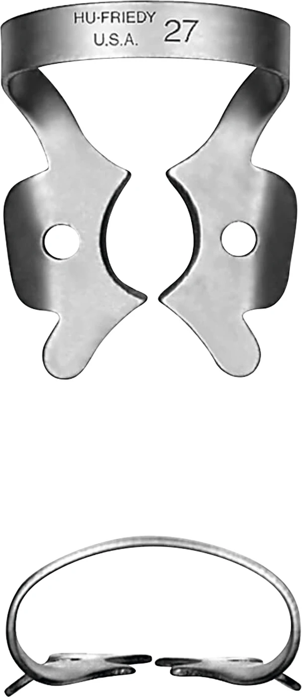 Kofferdam-Klammern Stück OK+UK RDCM27