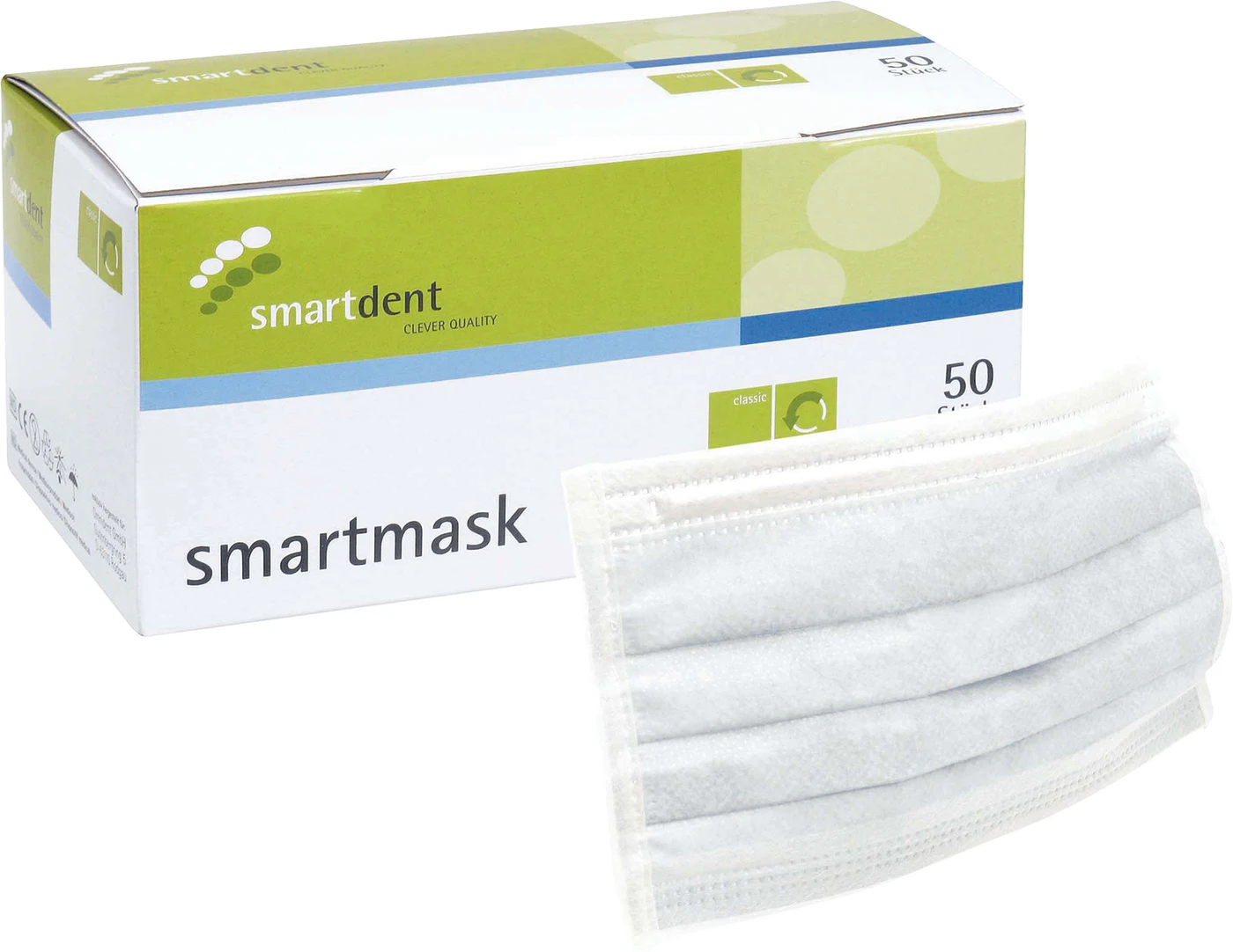 smartmask Mundschutz Packung 50 Stück weiß smartmask Mundschutz Packung 50 Stück weiß