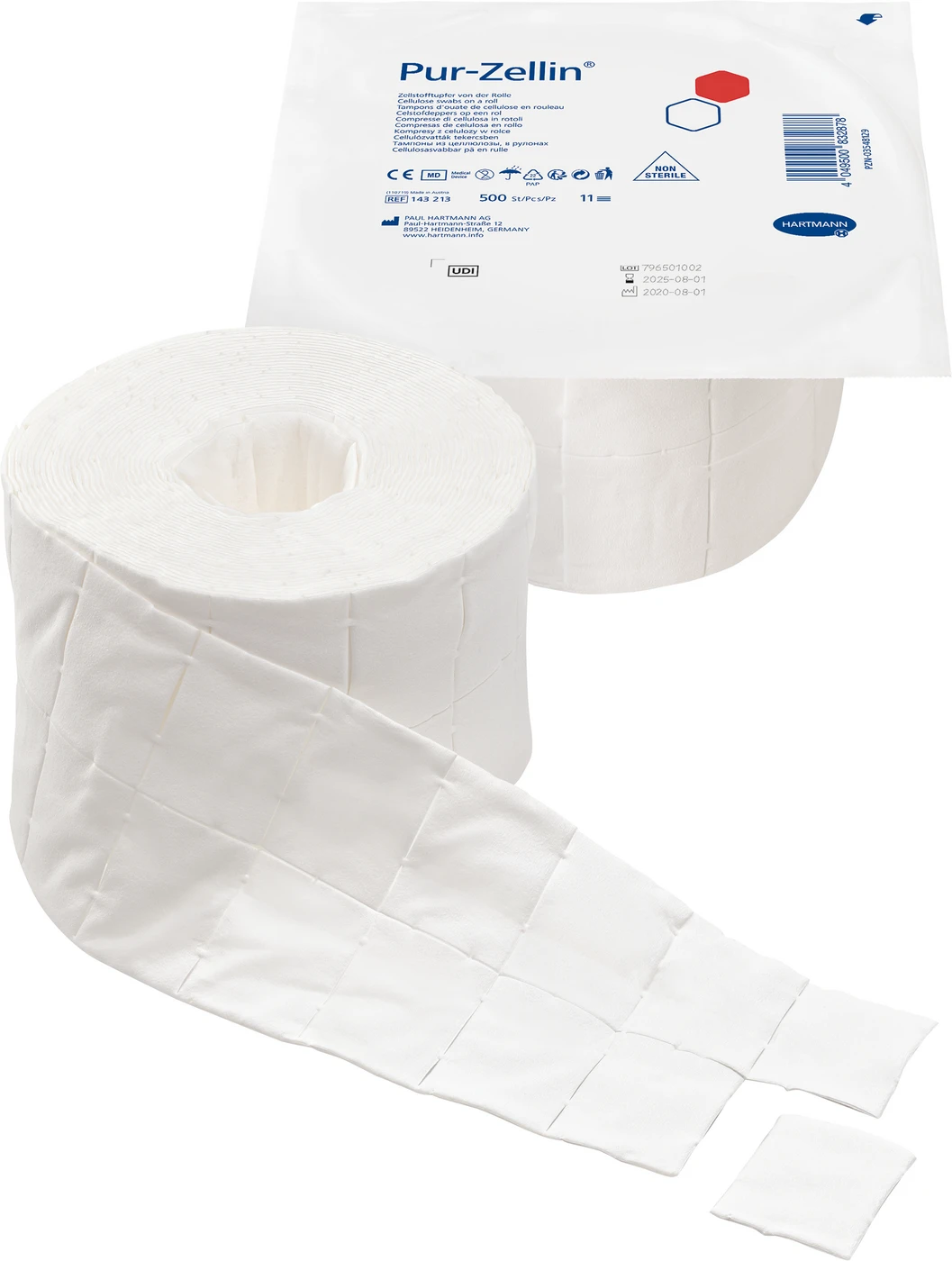 Pur-Zellin® Beutel 500 Stück 4 x 5 cm, unsteril Pur-Zellin® Beutel 500 Stück 4 x 5 cm, unsteril