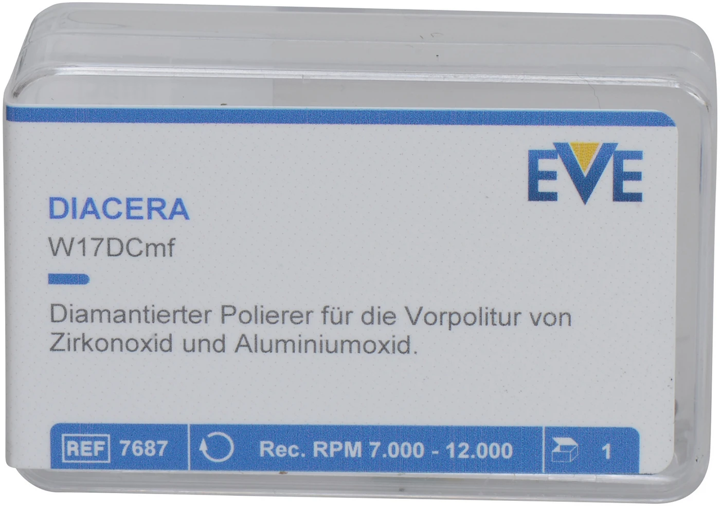 EVE DIACERA® Stück grün mittel, RA, Figur Kelch, 6 x 7,5 mm