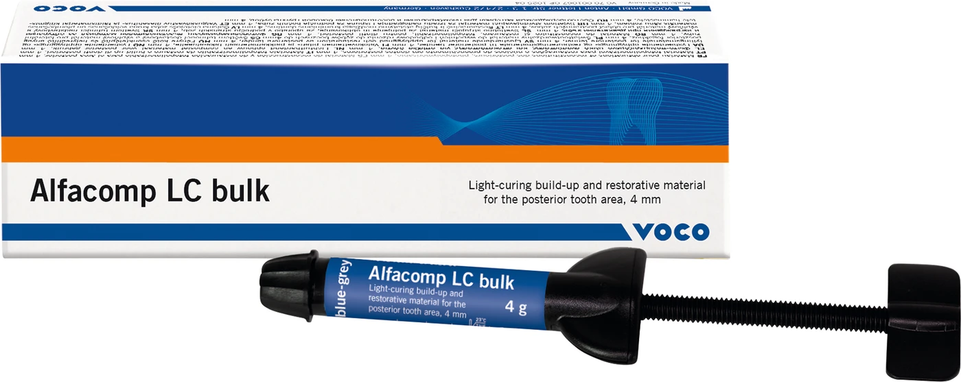 Alfacomp LC bulk Spritze(n) 4 g blaugrau