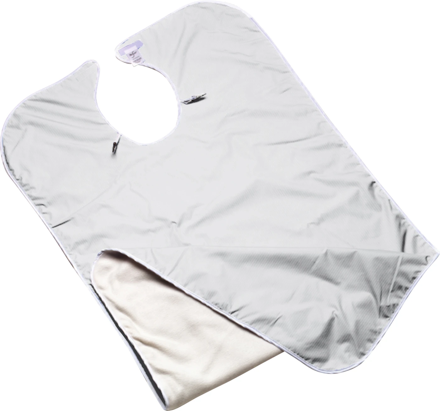 Patientenschutzumhang - gefüttert Packung 2 Stück weiß