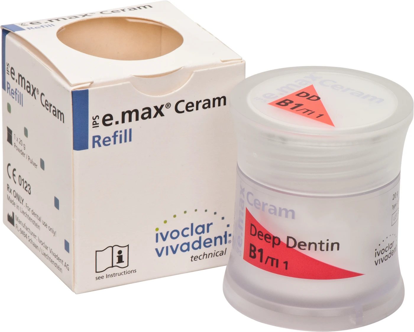 IPS e.max® Ceram Packung 20 g deep dentin B1