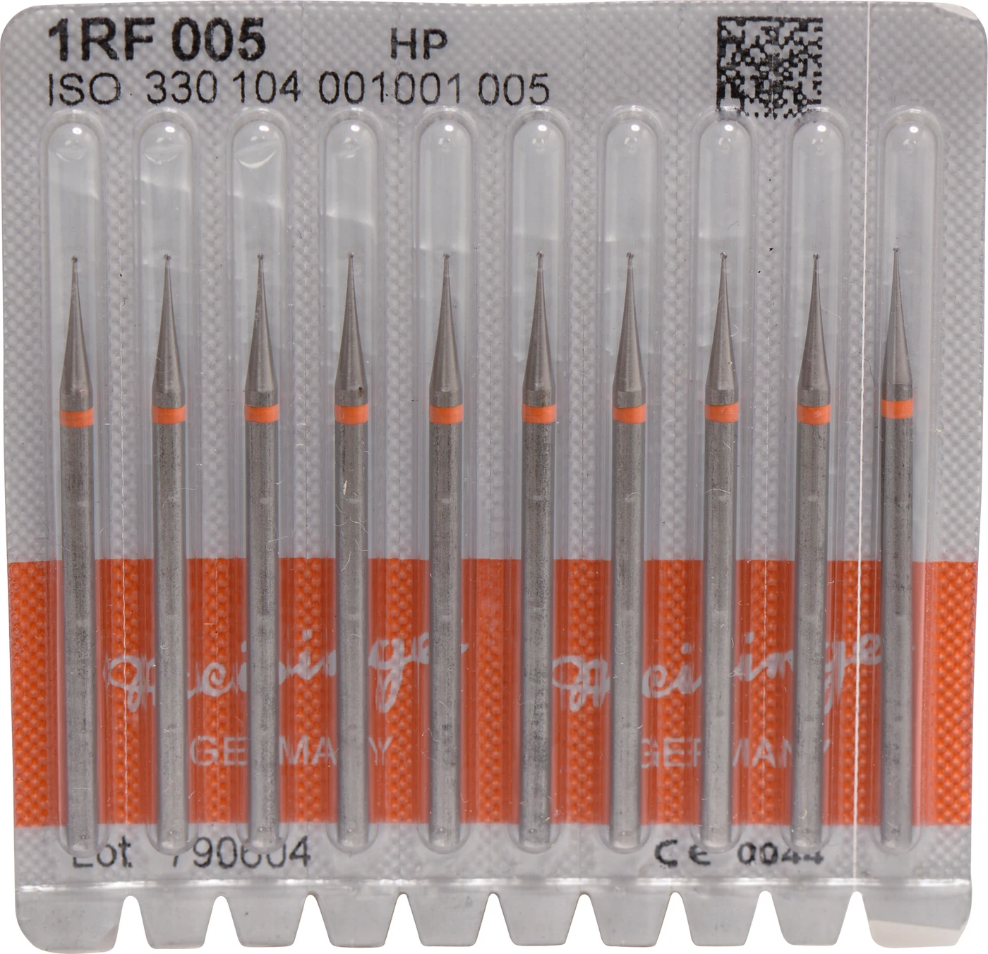 Stahlbohrer 1RF Packung 10 Stück HP, Figur 001, ISO 005