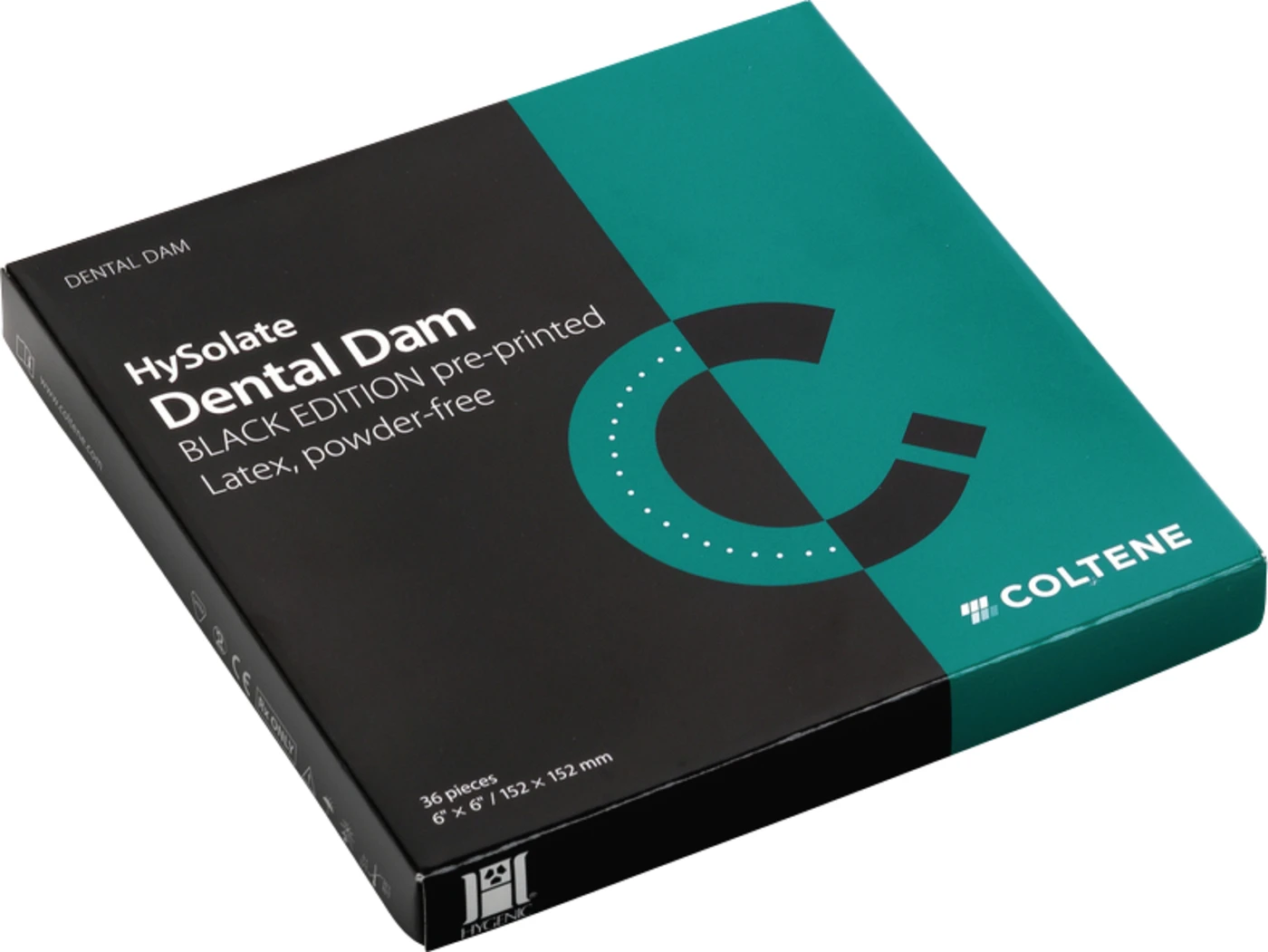 HySolate Dental Dam Großpackung 360 Stück dunkel, 152 x 152 mm, mittel, bedruckt HySolate Dental Dam Großpackung 360 Stück dunkel, 152 x 152 mm, mittel, bedruckt