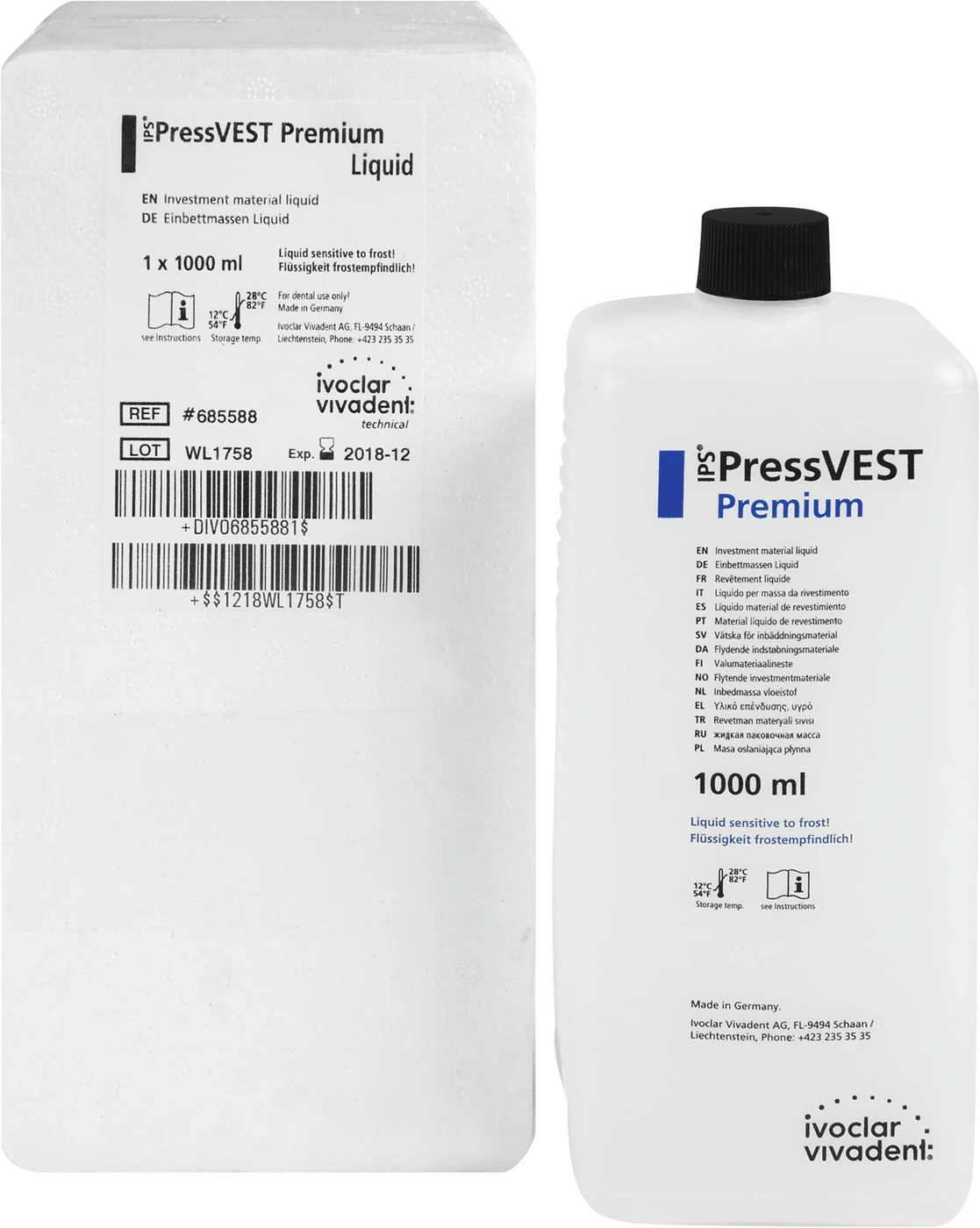 IPS® PressVEST Premium Flasche 1 Liter Flüssigkeit