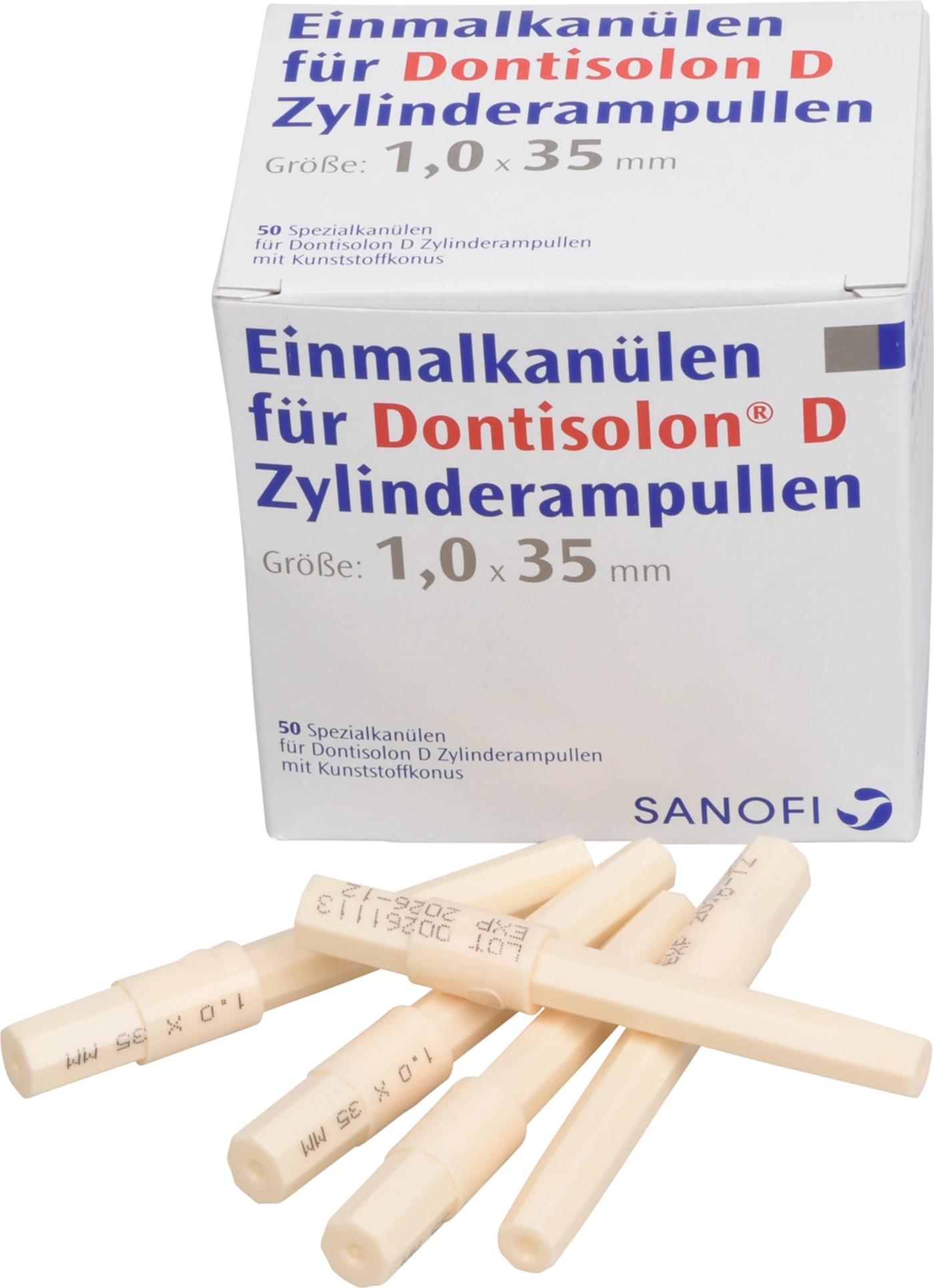 Dontisolon® D Kanülen Packung 50 Stück Ø 1 x 35 mm