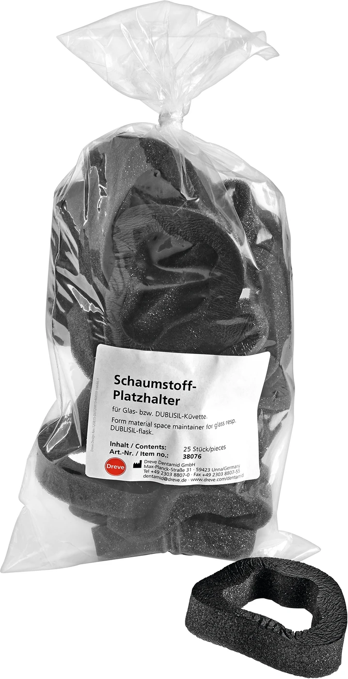 Schaumstoffplatzhalter Packung 25 Platzhalter