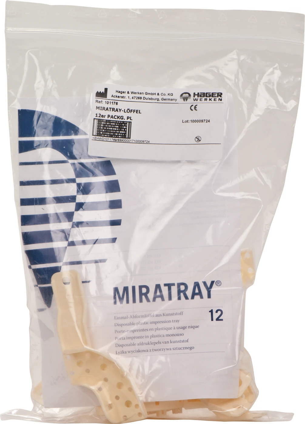 MIRATRAY® PL Packung 12 Stück links PL