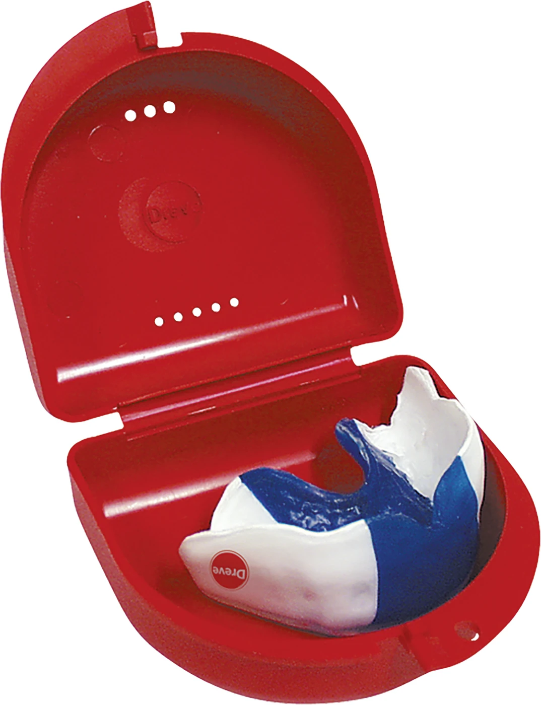 Dreve Mouthguard Box Packung 5 Stück rot