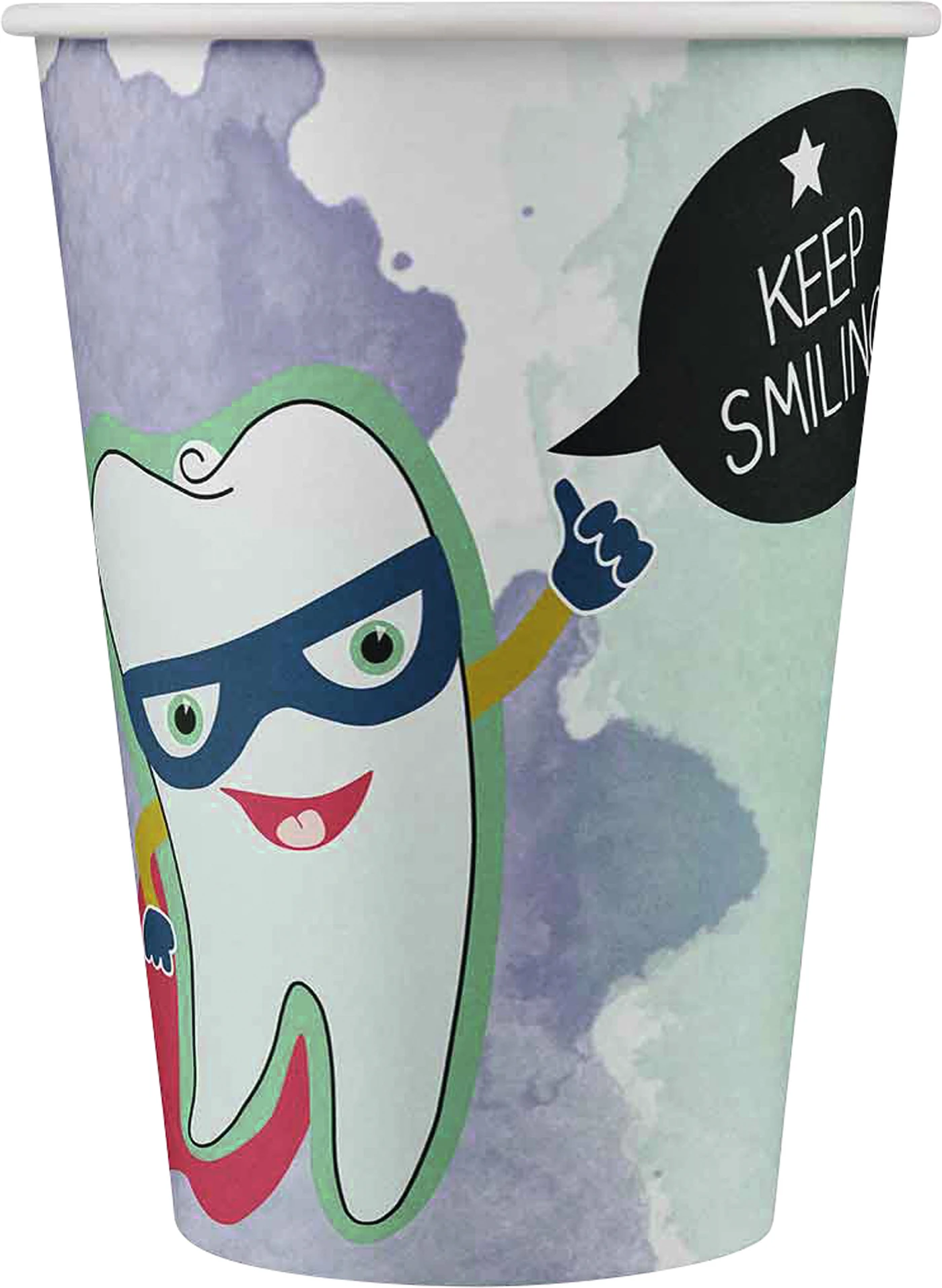 Mundspülbecher Hartpapier Karton 2.000 Stück keep smiling Mundspülbecher Hartpapier Karton 2.000 Stück keep smiling