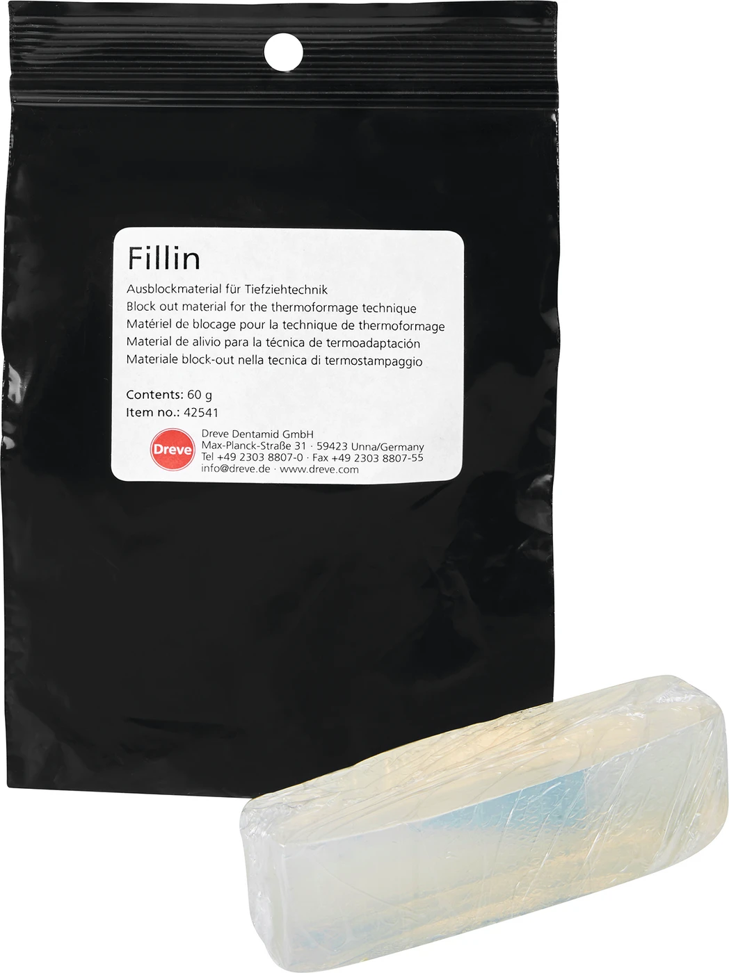 Fillin Packung 60 g Streifen natur