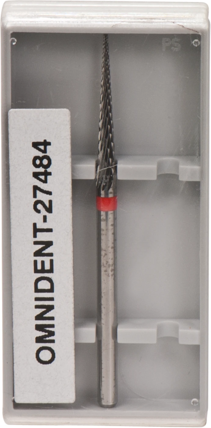 Omni HM-Fräser Schliff 20 Stück kreuzverzahnt, rot fein, HP, Figur 187, 17 mm, ISO 023