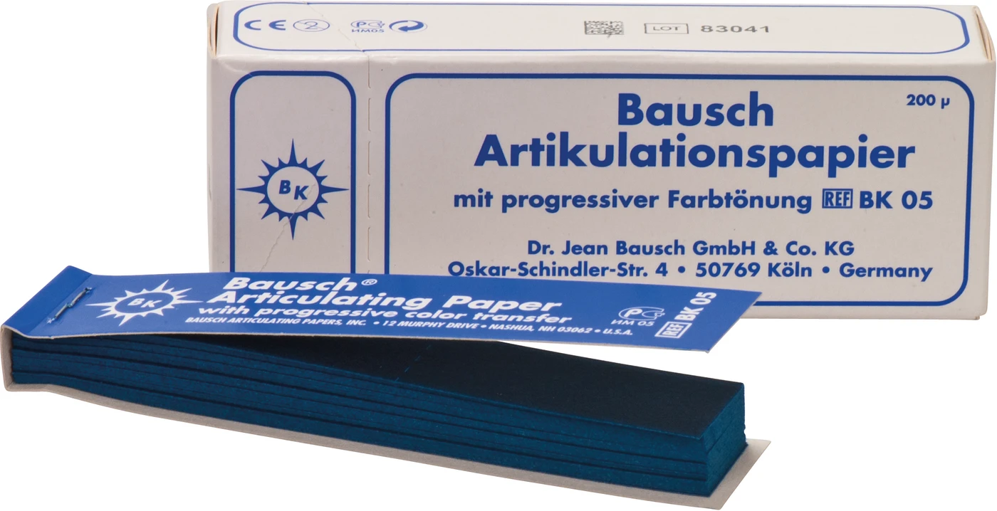 Artikulationspapier 200 µ Heftchenpackung 300 Stück blau, gerade, BK 05