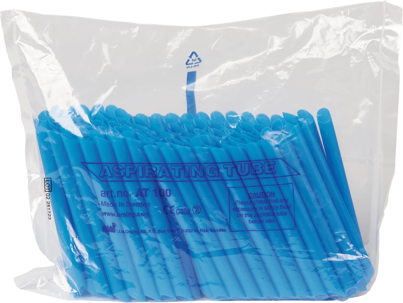 Scantube® Packung 100 Stück blau