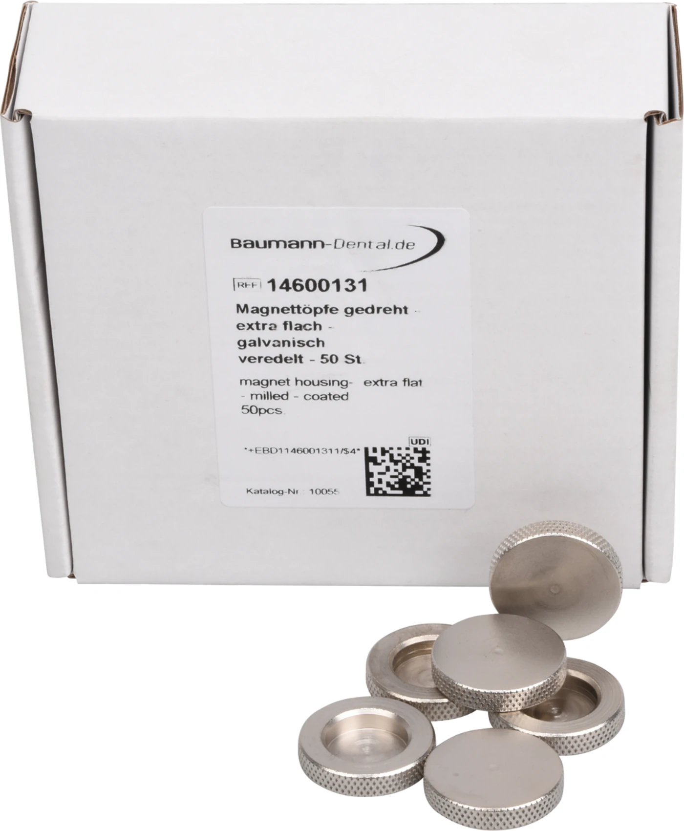 Splitcast Magnettöpfe Packung 50 Stück gedreht, extra flach, 25 x 5 mm, galvanisch veredelt Splitcast Magnettöpfe Packung 50 Stück gedreht, extra flach, 25 x 5 mm, galvanisch veredelt