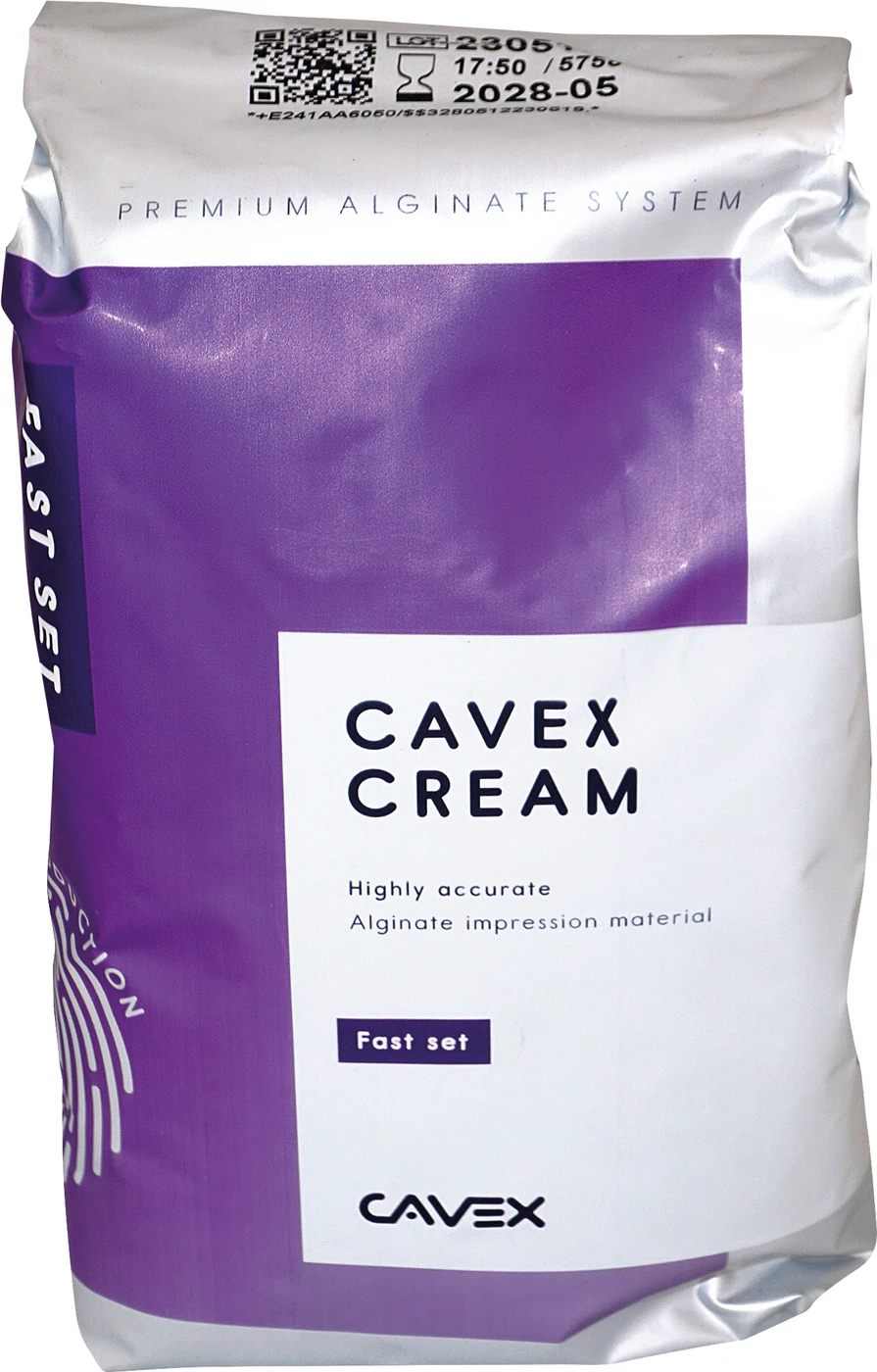 CAVEX Cream Alginate Beutel 500 g Fast Set bubble-gum, purple