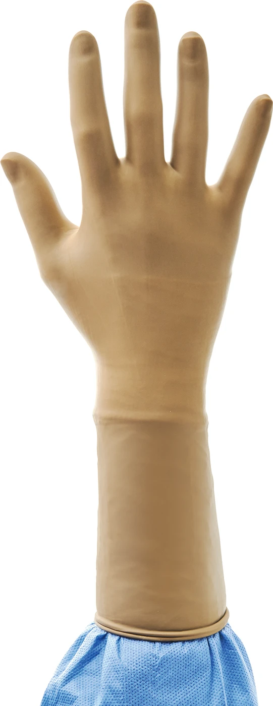 Gammex® Latex Micro Packung 50 Paar puderfrei, braun, Größe 6