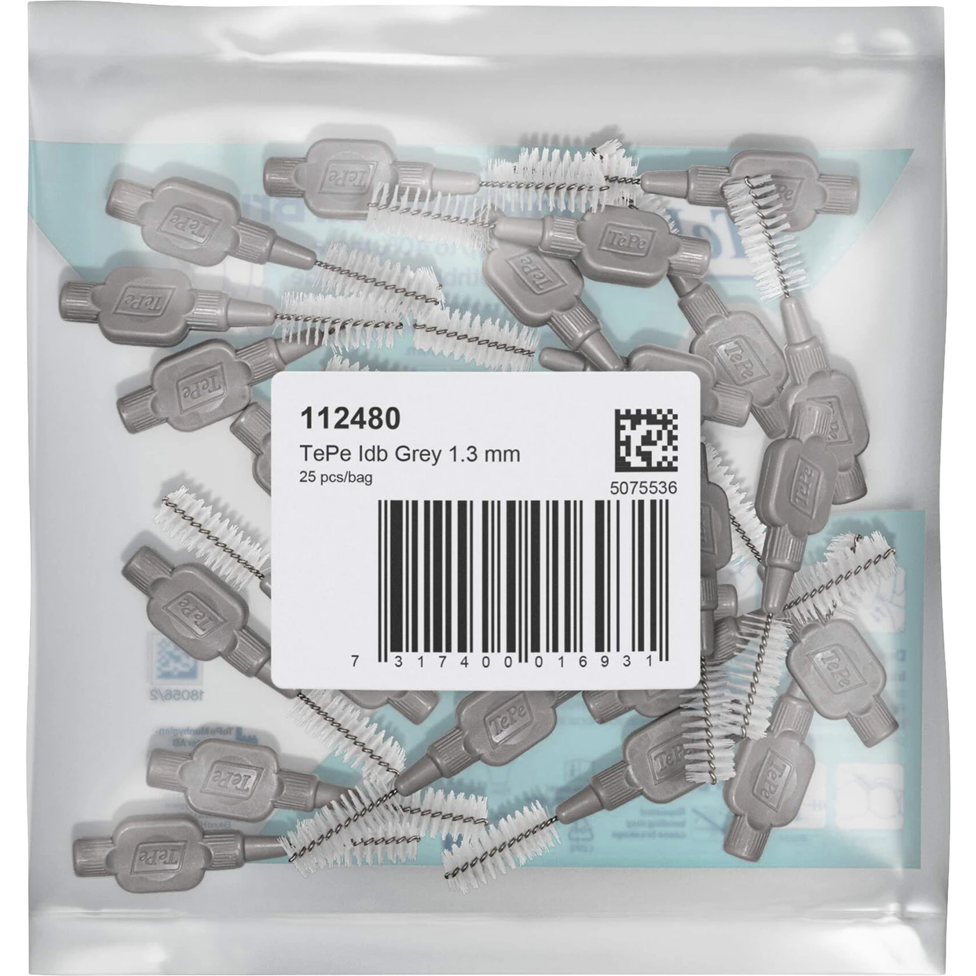 TePe® Interdentalbürsten Original Packung 25 Stück grau, Ø 1,3 mm