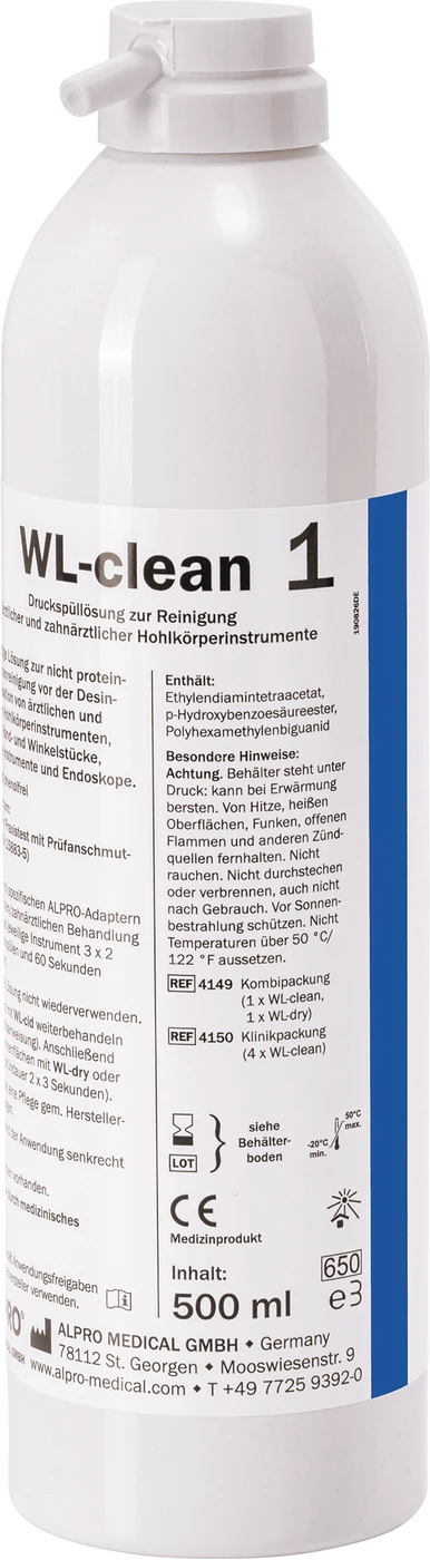 WL-clean Einführungsset 500 ml Sprühdose WL-clean, 300 ml Sprühdose WL-dry